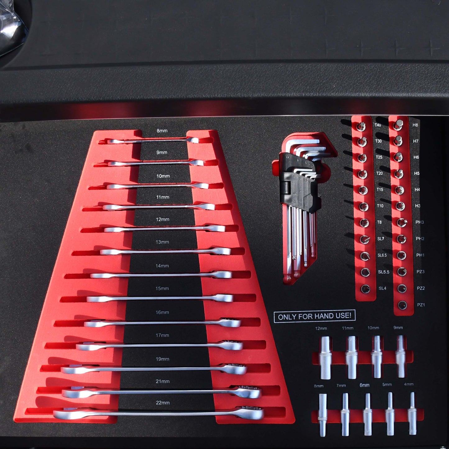 SCHUTZEN 170-Piece tools drawer trolley