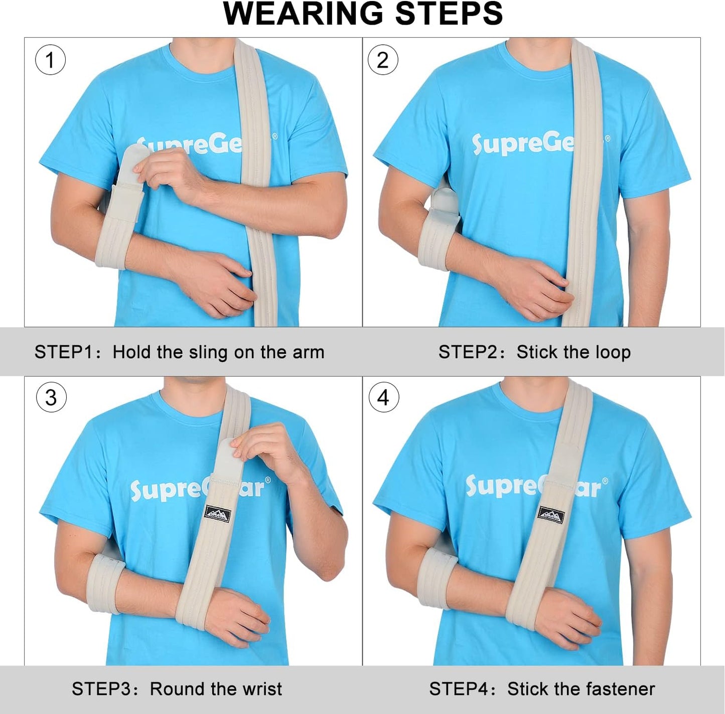 Adjustable Arm Sling Shoulder Immobilizer for Injury Recovery