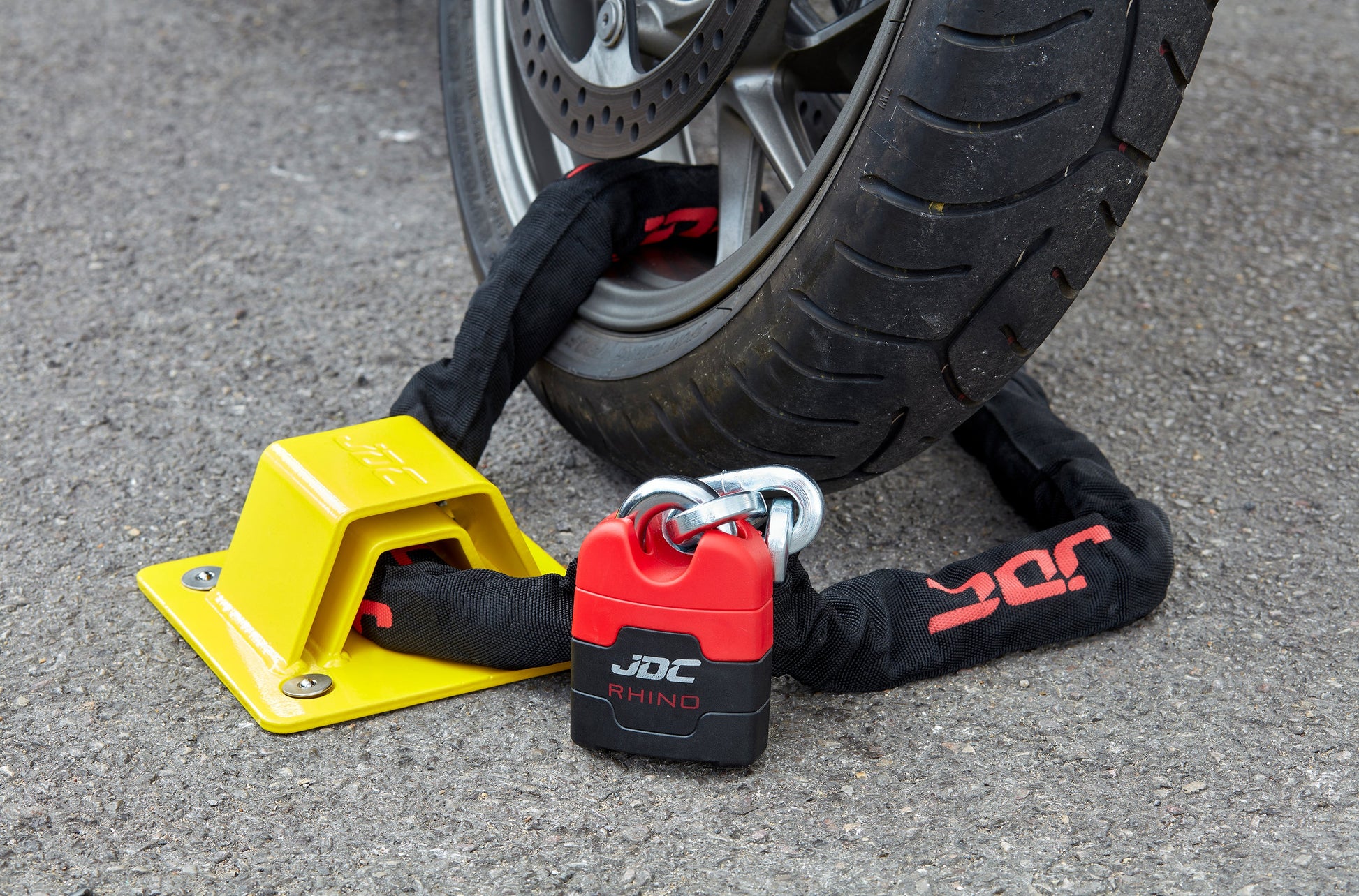 JDC Sphere Pro Motorcycle Ground Anchor – Heavy Duty Steel Security