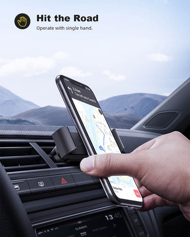 Lamicall Car Air Vent Phone Mount Two-Grip Design Black