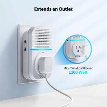 TECKNET Waterproof Self-Powered Wireless Doorbell with Built-in Socket - Gomix Brands Outlet