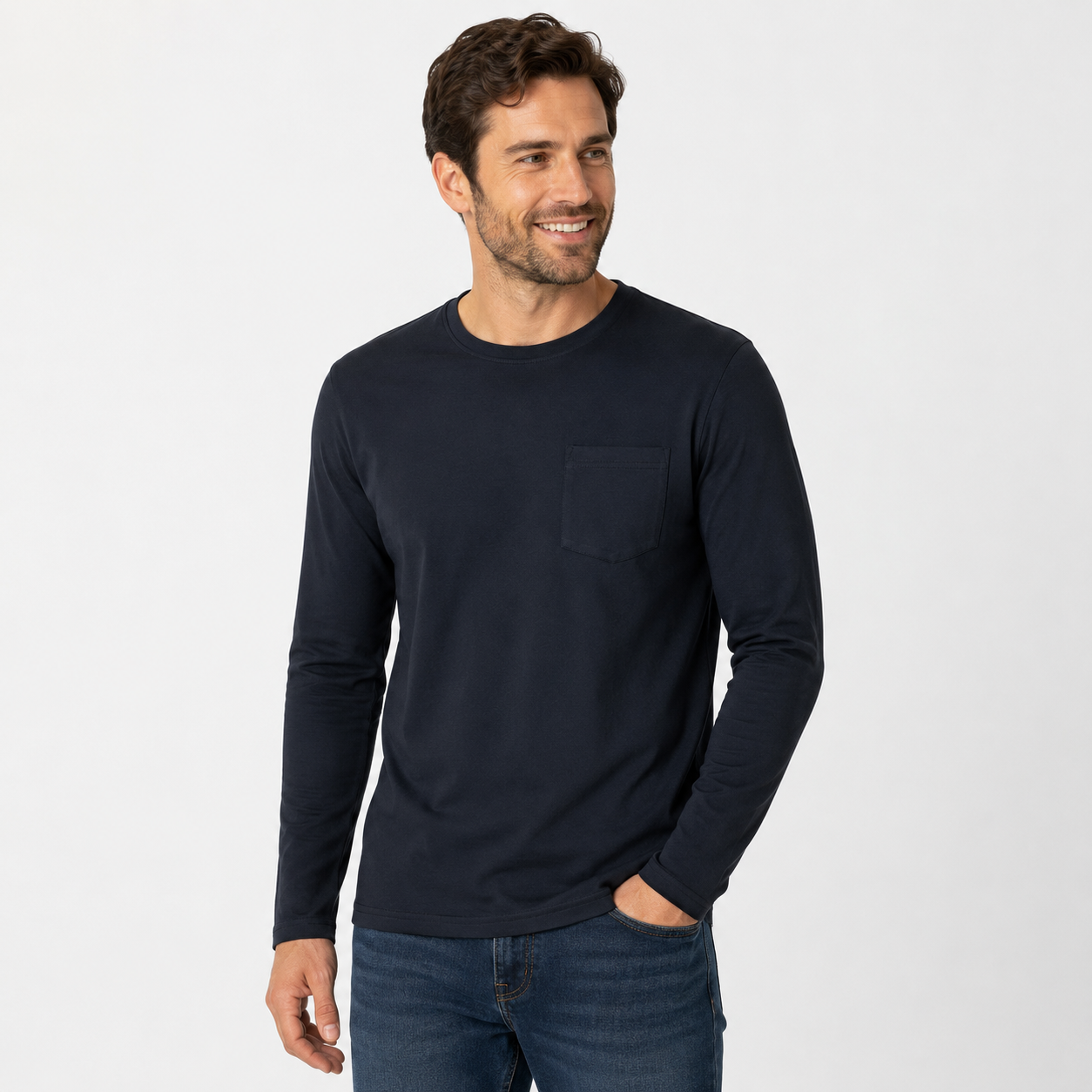 LIVERGY® Men's Long-Sleeve T-Shirt