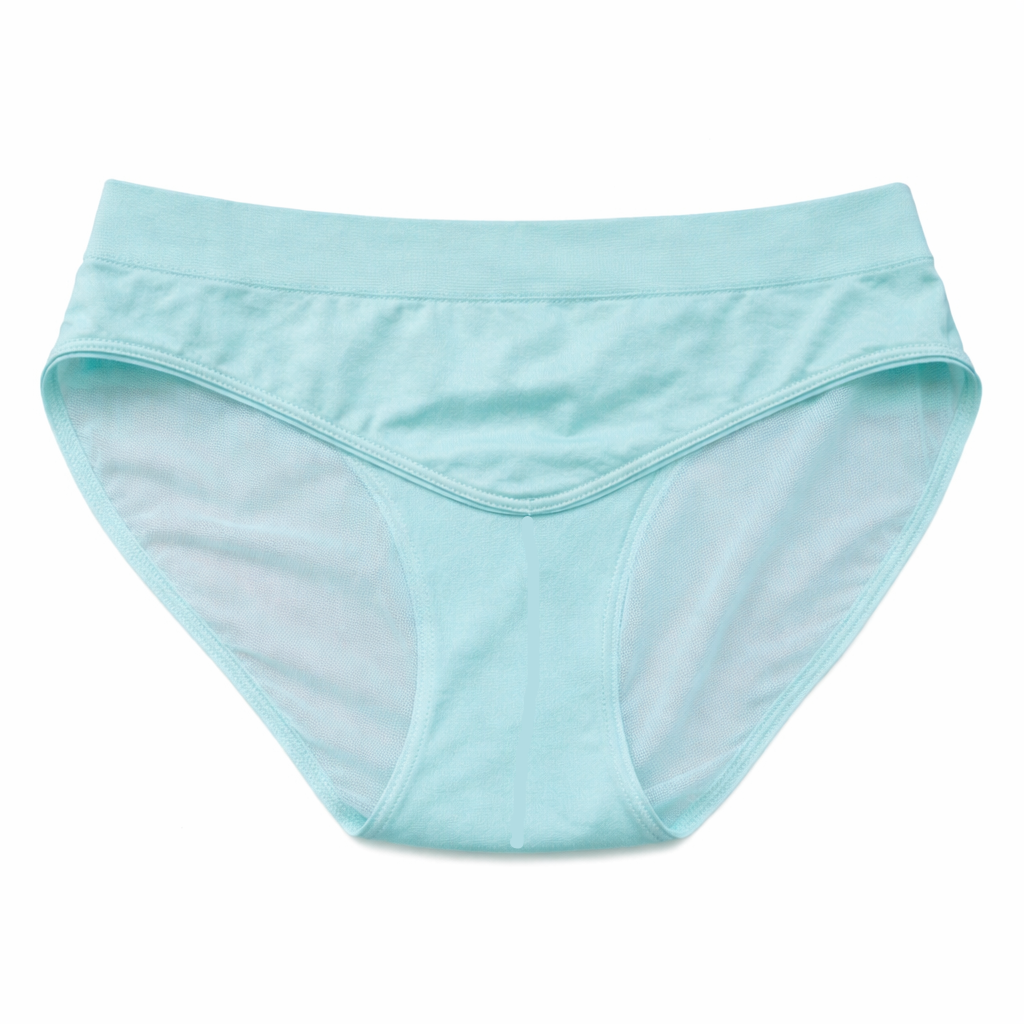 Ambrielle Women’s Hi-Cut Panty – Porcelain Turquoise