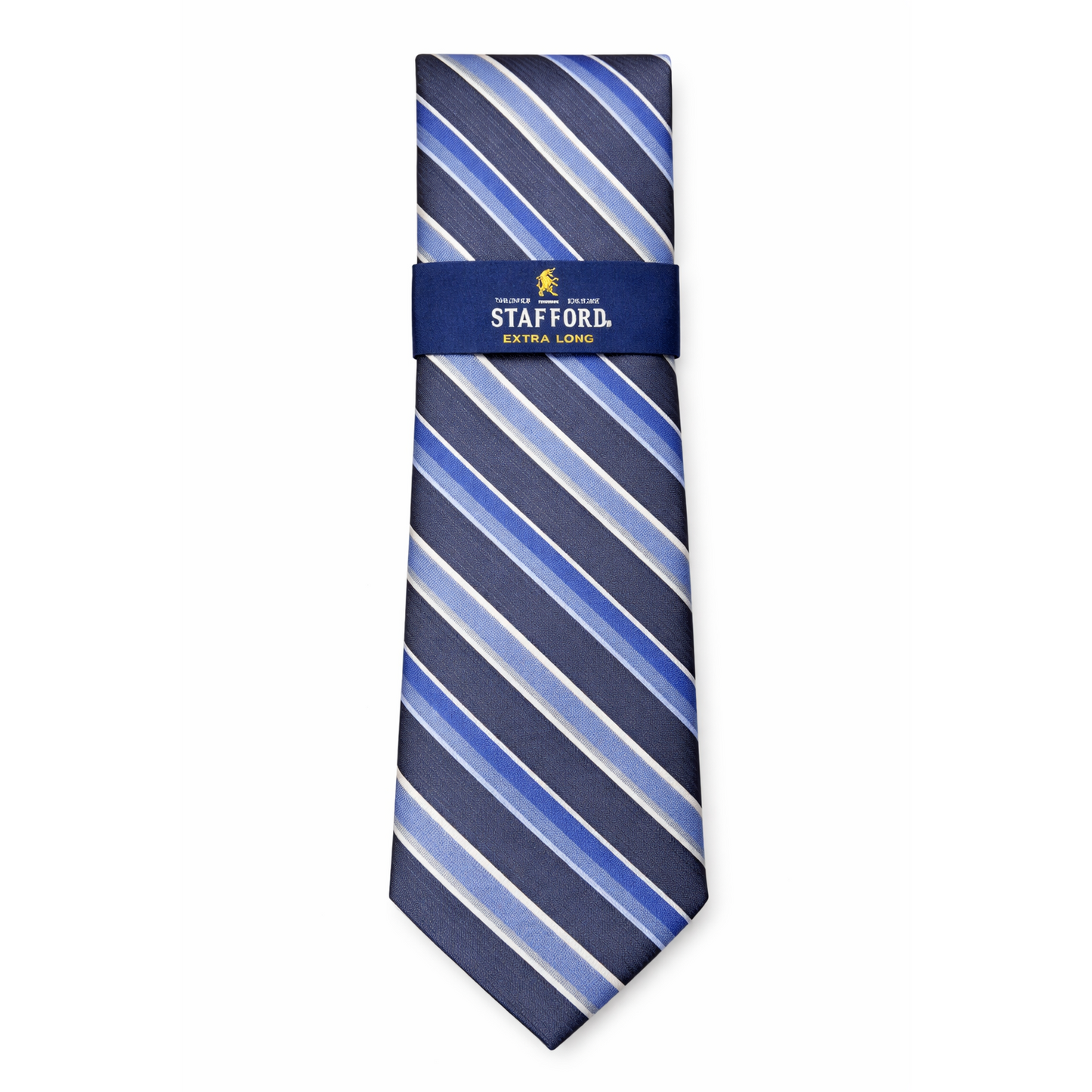 Stafford Navy Extra Long Men's Tie – Classic Formal