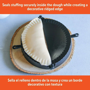 IMUSA Jumbo Black Plastic Empanada Dumpling Press Maker Tool - Gomix Brands Outlet