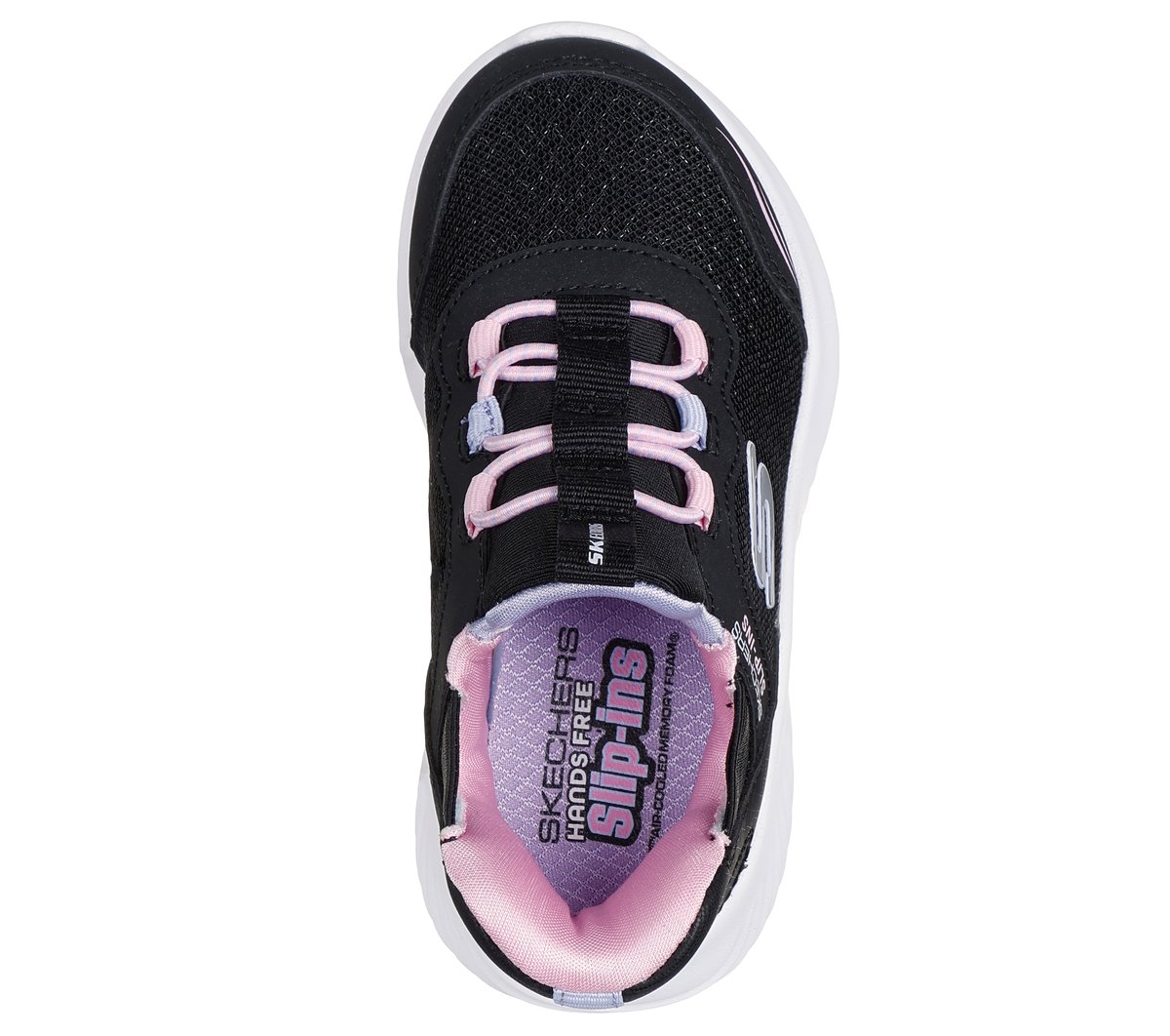 Girls' Skechers Slip-ins Bounder Simple Cute Easy-Wear Memory Foam Sneakers