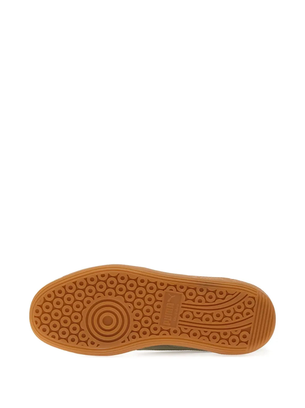 PUMA Palermo Men's Suede Low-Top Sneakers - Vibrant Green Gum Sole Trainers