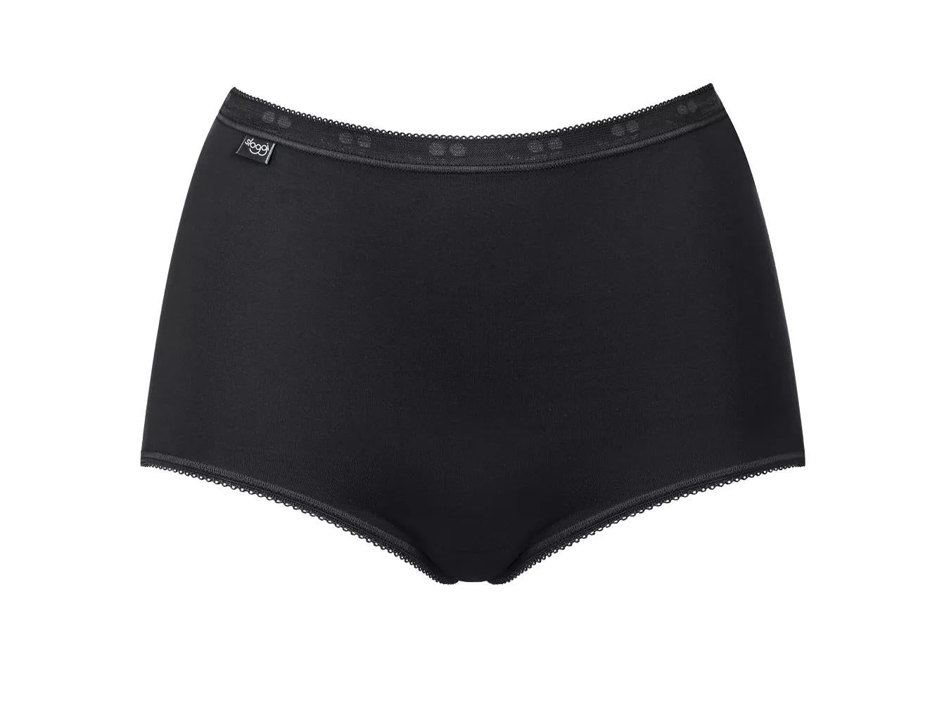 Sloggi Basic+ Women's Maxi Knickers 3-Pack: Ultra-Comfortable High-Waist Cotton Underwear