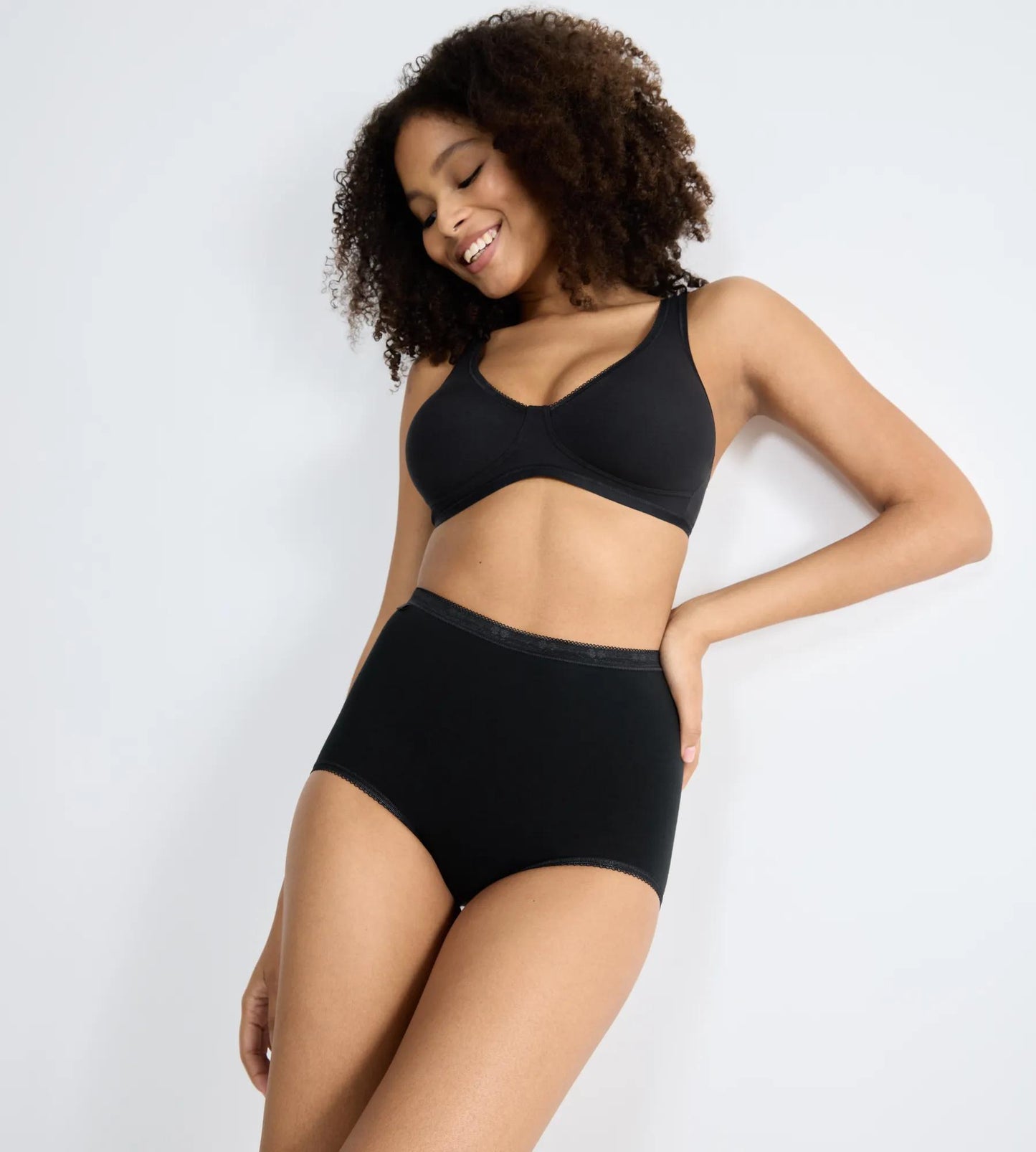 Sloggi Basic+ Women's Maxi Knickers 3-Pack: Ultra-Comfortable High-Waist Cotton Underwear