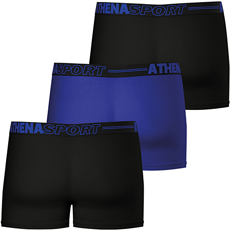 Athena Men's Ecopack Sport Boxer Briefs - 3-Pack Ultimate Comfort Everyday Wear