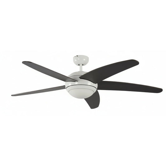 livarno Melton White Ceiling Fan with Light and Remote - Gomix Brands Outlet