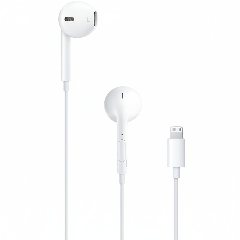 Apple EarPods Lightning Connector – White In‑Ear Wired Earbuds