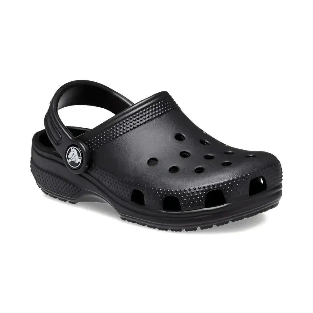 Kids' Crocs Classic Clog Sandals: Lightweight, Perforated, Comfortable Black Footwear - Gomix Brands Outlet