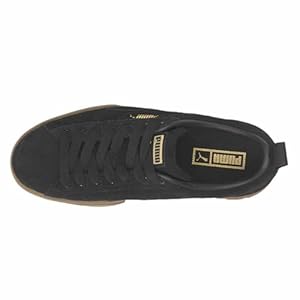PUMA Mayze Black Team Gold Women's Platform Sneakers - Stylish & Comfortable