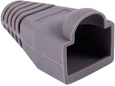 GmbH Grey RJ45 Protective Boots – 100 Pack for Ethernet Cables - Gomix Brands Outlet