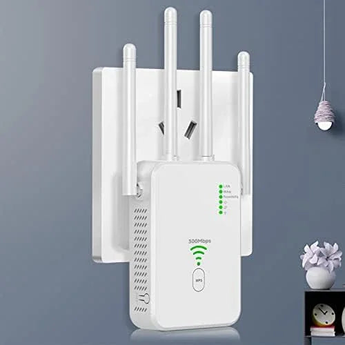 Universal WiFi Repeater Extender - Dual-Band AC1200M/AC300M, Wall Plug, WPS - Gomix Brands Outlet