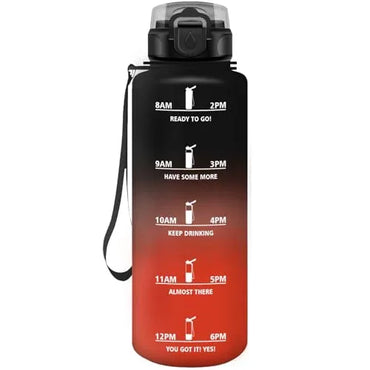 HoneyHolly 1.5L Leak-Proof Sports Water Bottle with Time Mark - Gomix Brands Outlet