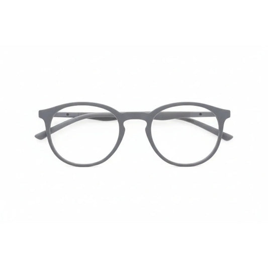 OPULIZE MET Reading Glasses, Round Frame, GREY +1.5 - Gomix Brands Outlet