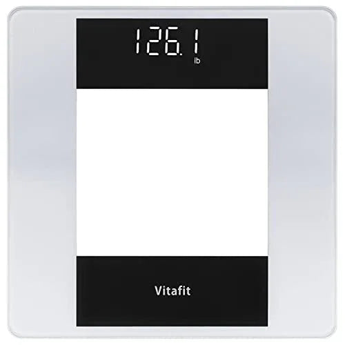 Vitafit 400lb Digital Bathroom Scale with LED Display, Black - Gomix Brands Outlet