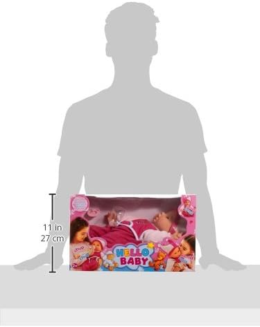 Bayer Design Hello Baby Functional Doll 46cm Soft Body