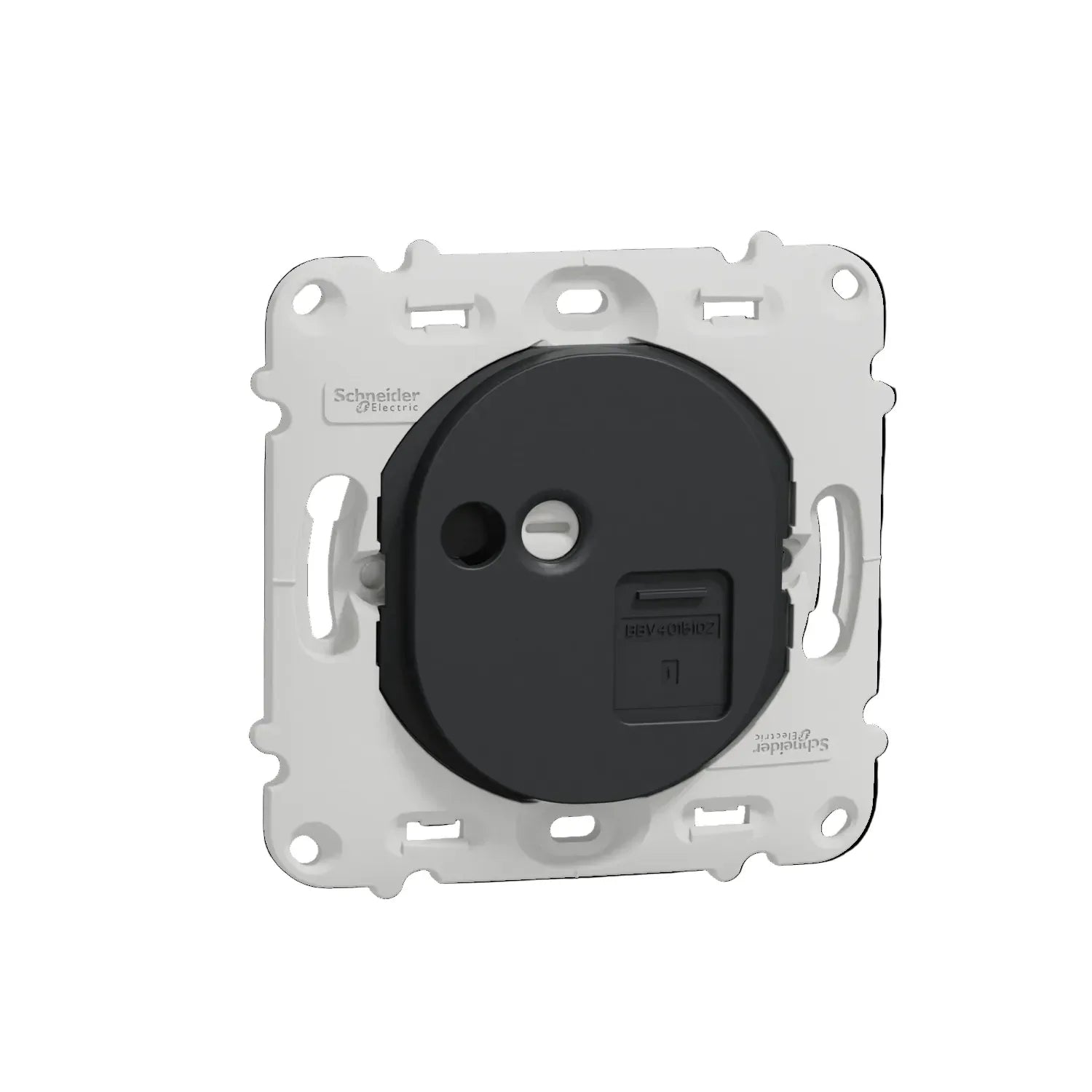 Schneider Electric Ovalis RJ45 Cat.5 UTP Telephone Socket Anthracite S461471 - Gomix Brands Outlet