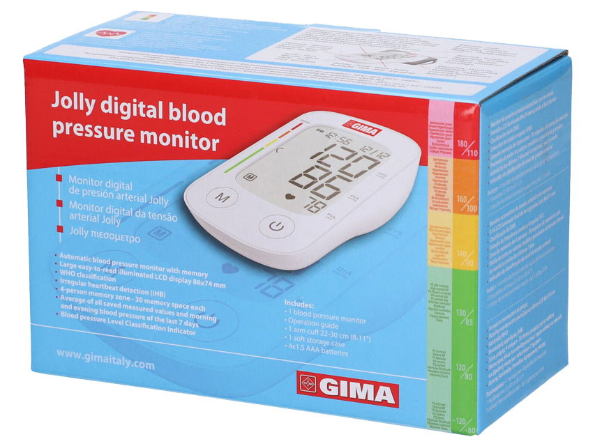 Gima Jolly Digital Arm Blood Pressure Monitor with Illuminated Display