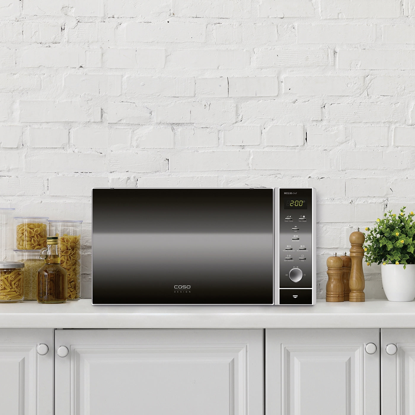 CASO Design MCG 30 Chef 3-in-1 Microwave, Convection Oven & Grill