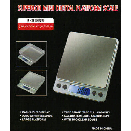 Precision Portable Electronic Scale 3kg with 0.1g Increments
