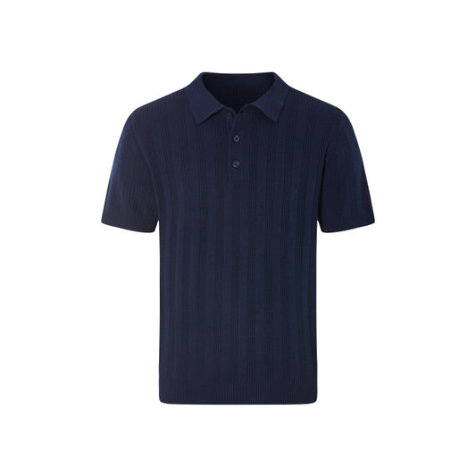 LIVERGY Men's Knitted Polo Shirt