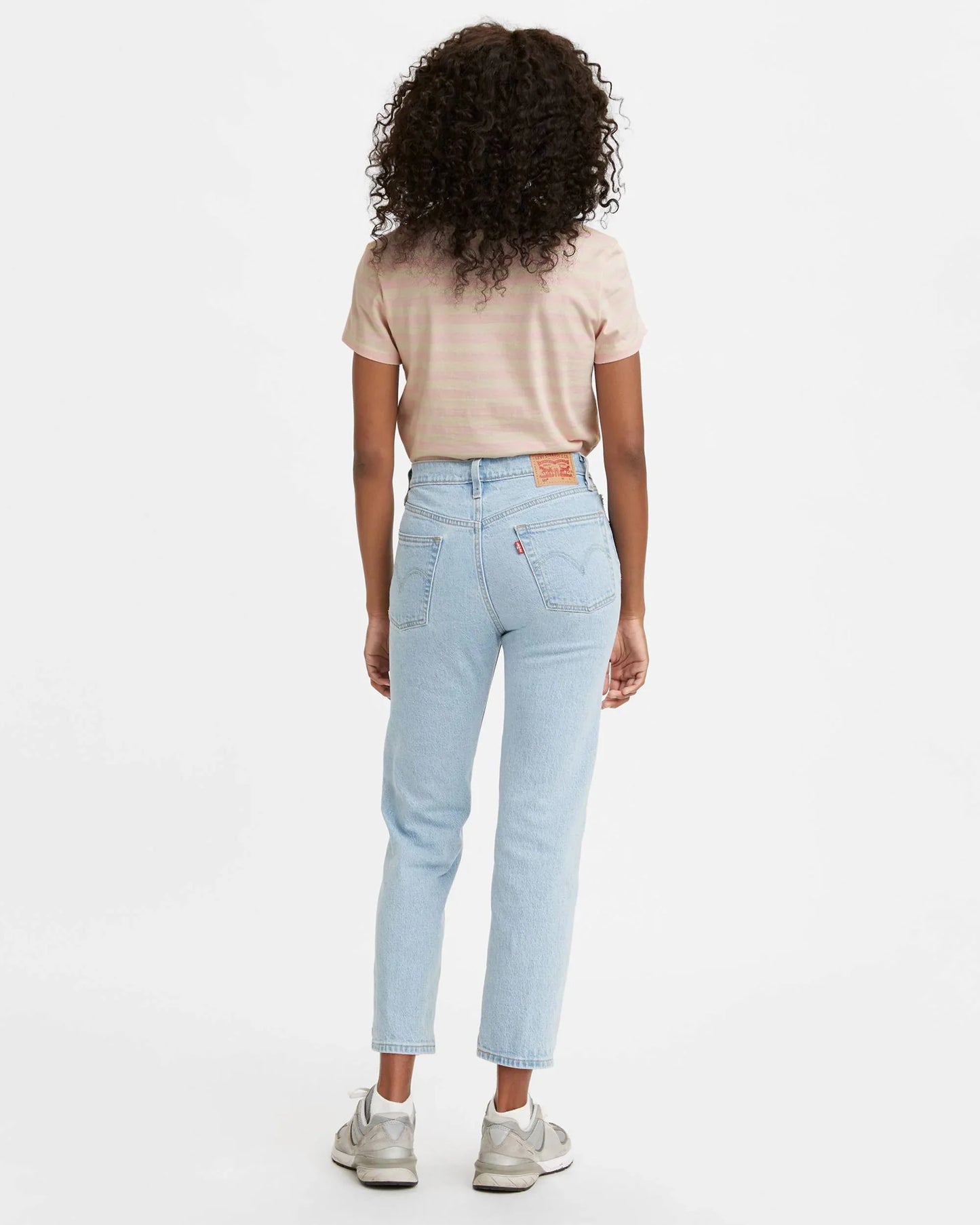 Women's Levi's 501® Crop Jeans - Classic Straight Fit Denim in Blue - Gomix Brands Outlet