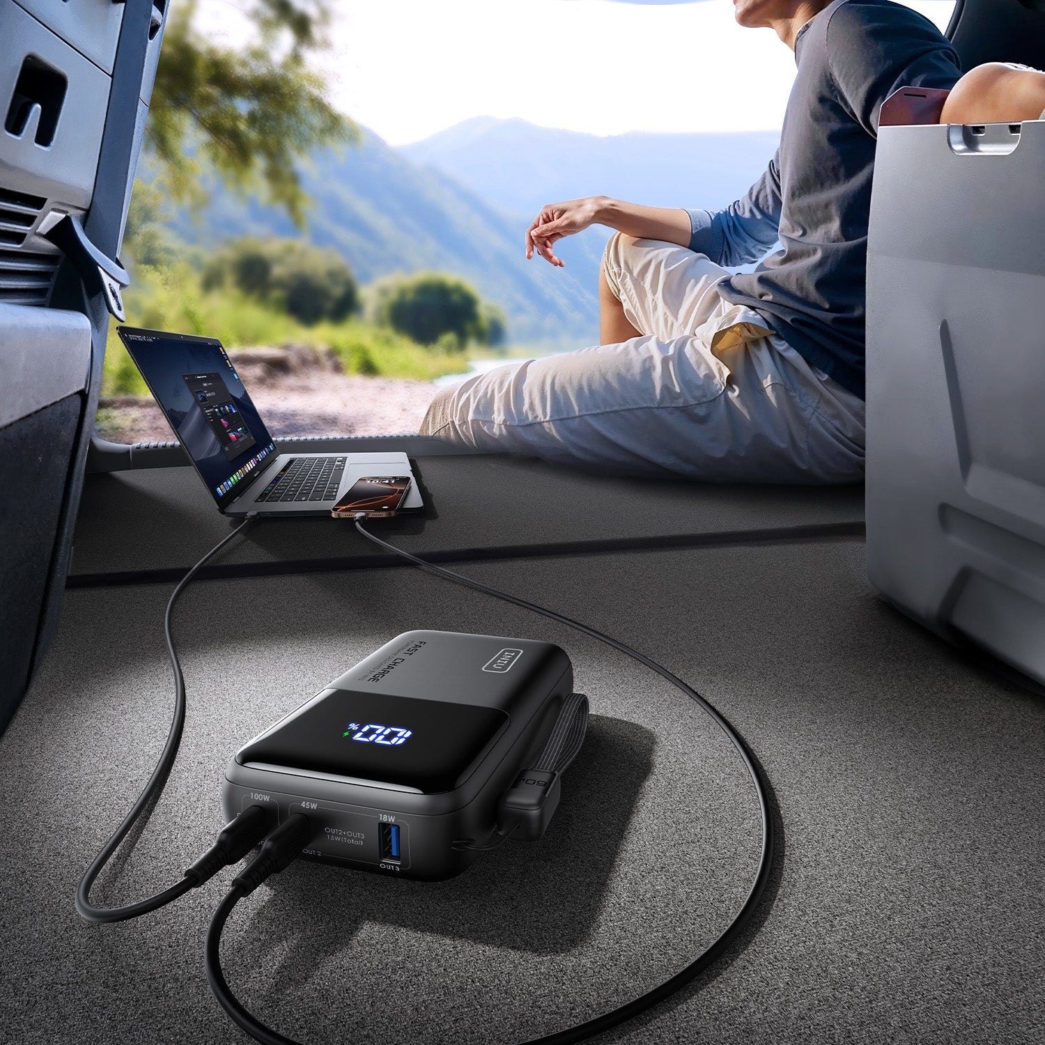 INIU Cougar P63-E1 25000mAh 100W Ultra-Compact Power Bank