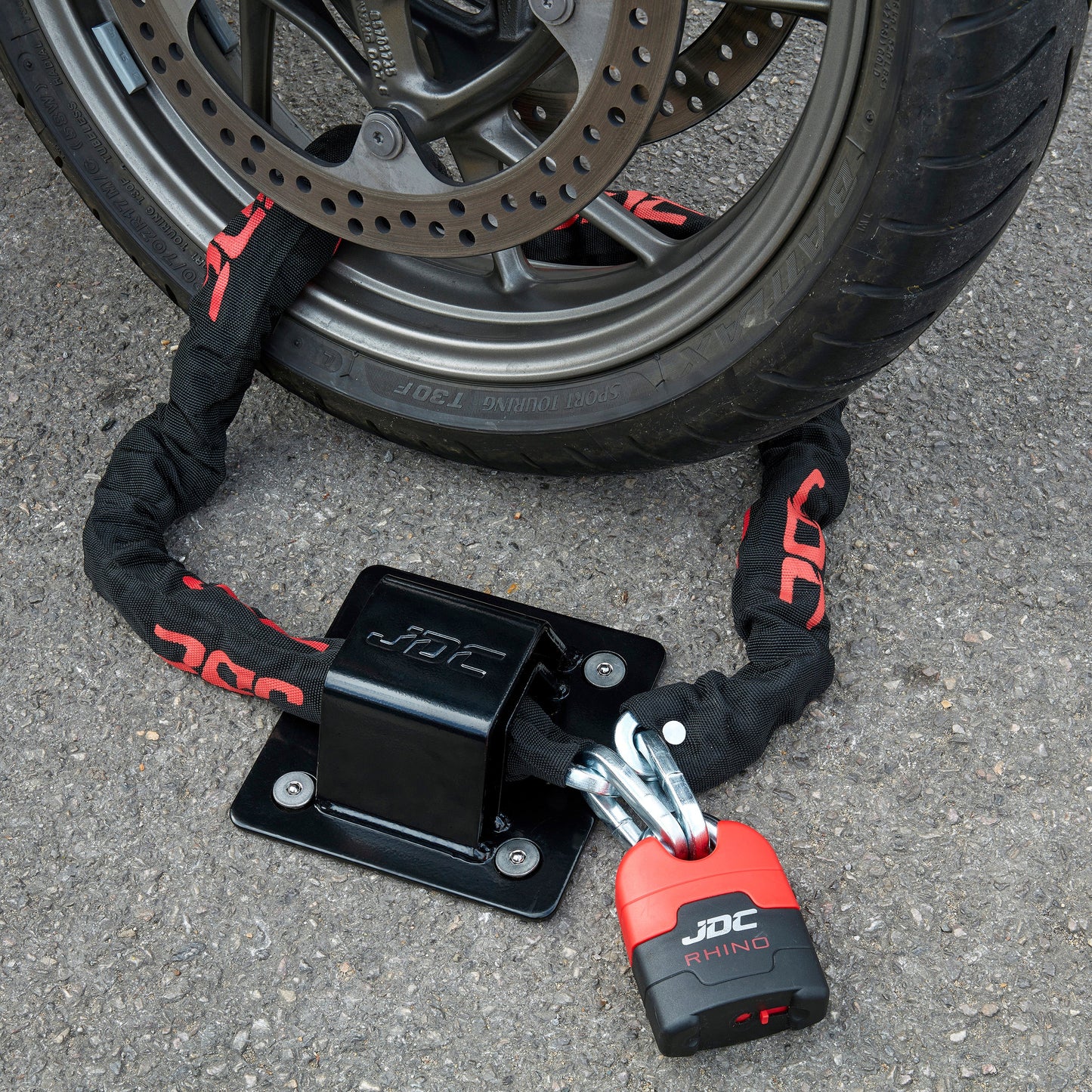 JDC Sphere Pro Motorcycle Ground Anchor – Heavy Duty Steel Security