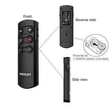 PHOLSY RMT-P1BT Bluetooth Camera Remote for Sony Cameras