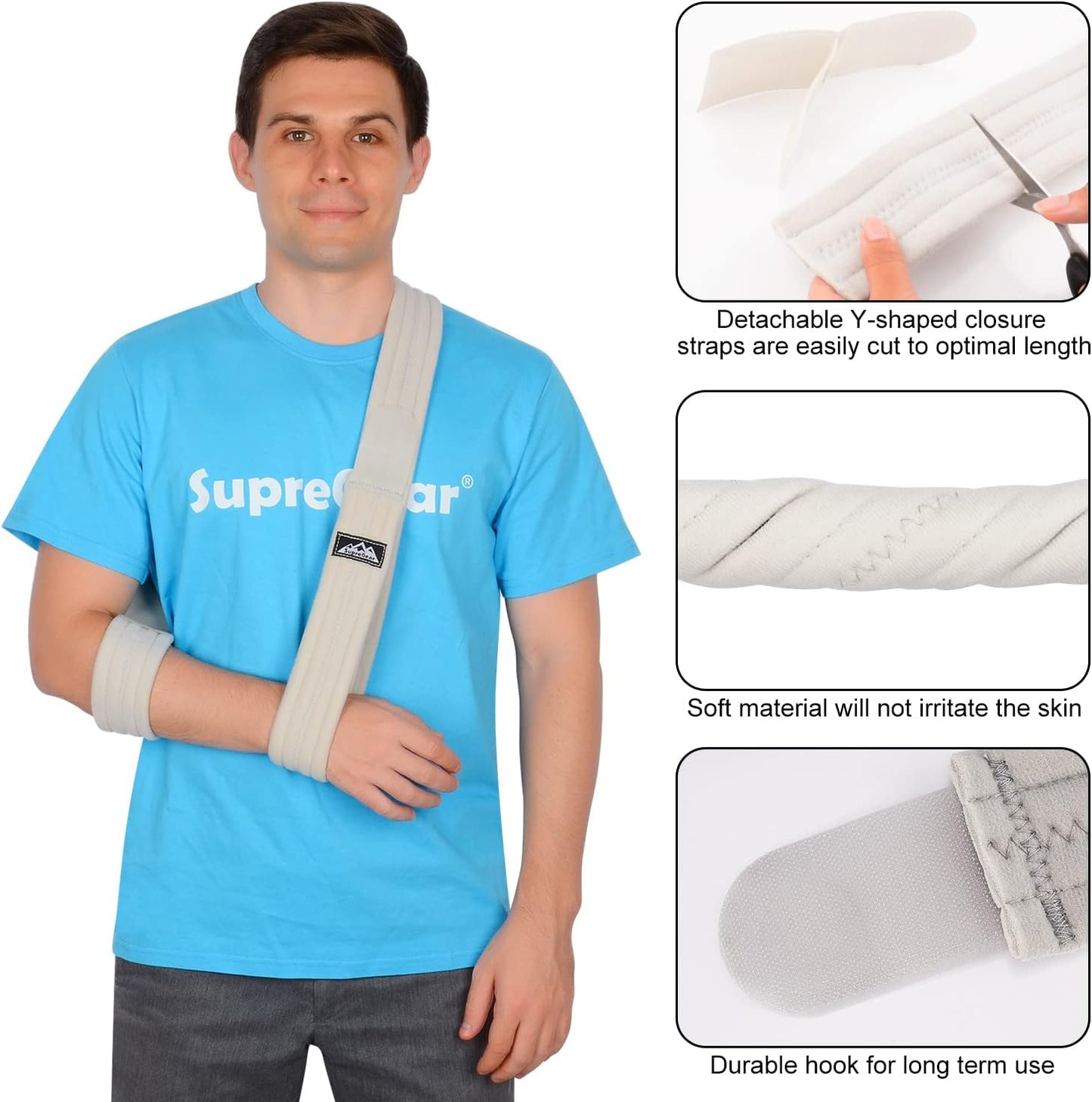 Adjustable Arm Sling Shoulder Immobilizer for Injury Recovery