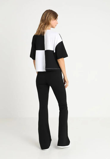 ONLY ONLPAIGE Women's High-Waist Flared Knit Pants - Comfortable Grey Style - Gomix Brands Outlet