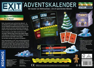 EXIT® Escape Room Advent Calendar The Magic of Christmas Puzzle