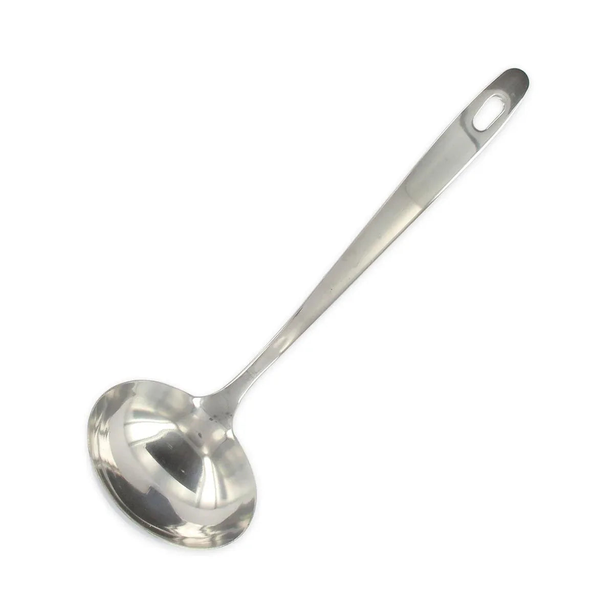 Fackelmann Oxford 28cm Stainless Steel Soup Ladle for Cooking and Serving - Gomix Brands Outlet