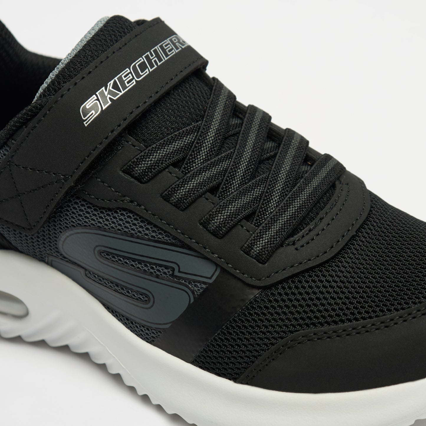 Skechers Boys Bounder-Tech Hook & Loop Sneakers - Durable Performance Shoes