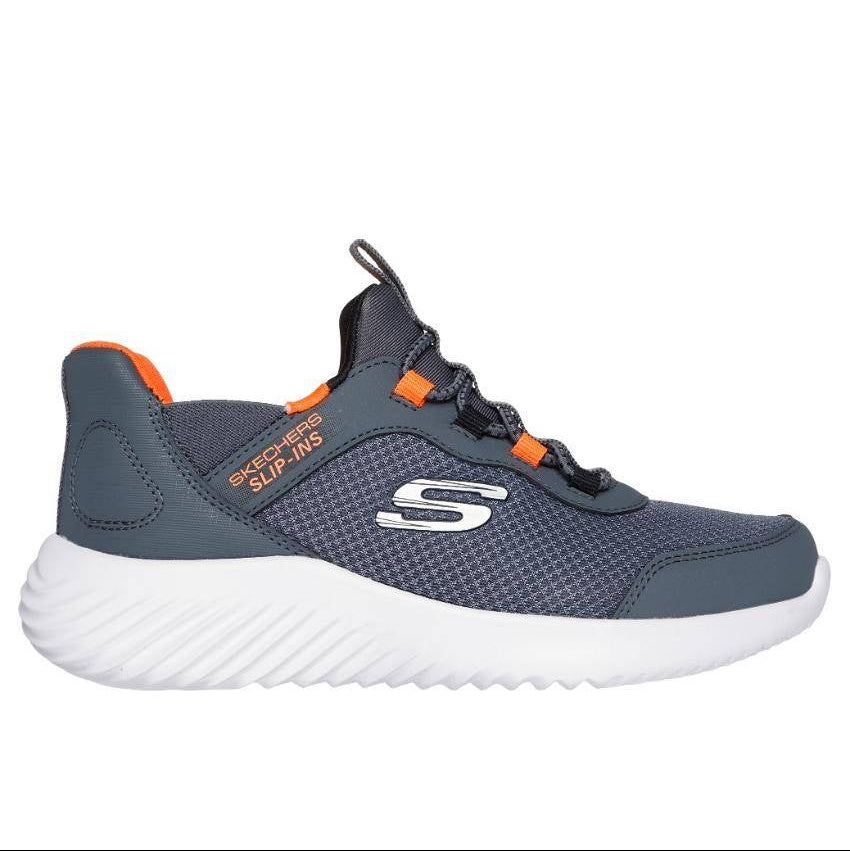 Kids' Skechers Hands Free Slip-Ins Bounder Brisk-Burst Athletic Sneakers