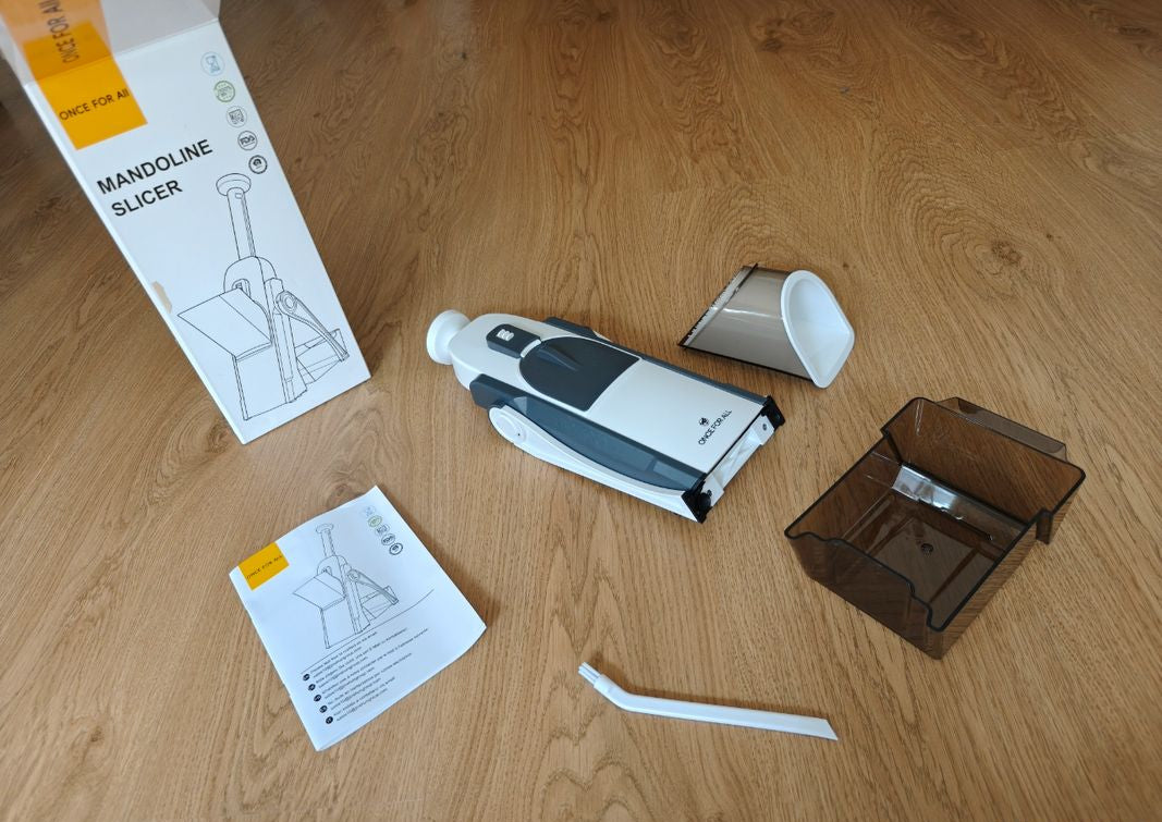 All-in-One Adjustable Mandoline Slicer - Effortless Kitchen Prep