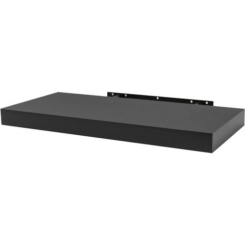 WOLTU Black Wood Floating Wall Shelf for Home Storage and Display