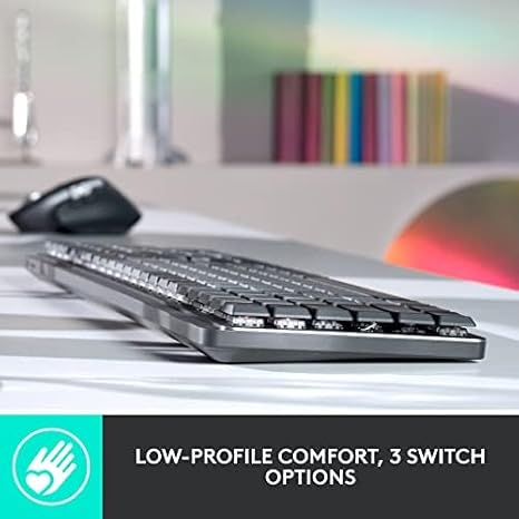 Logitech MX Mechanical Mini Wireless Keyboard with Tactile Backlight