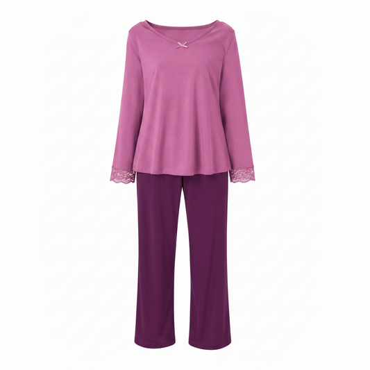 esmara Women's Long Sleeve Pajama Set