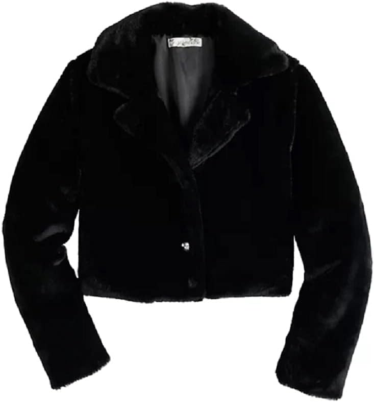 Little Girls Faux Fur Party Dress Coat Jacket Size 5