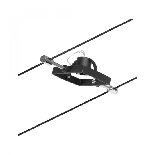 Paulmann CorDuo Extendable Cable Spot Lamp – 10W Black Matt