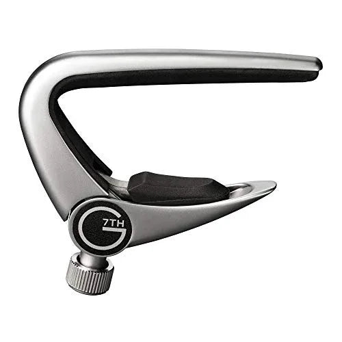 G7th Newport Steel-String Silver Capo – Low Profile Precision - Gomix Brands Outlet