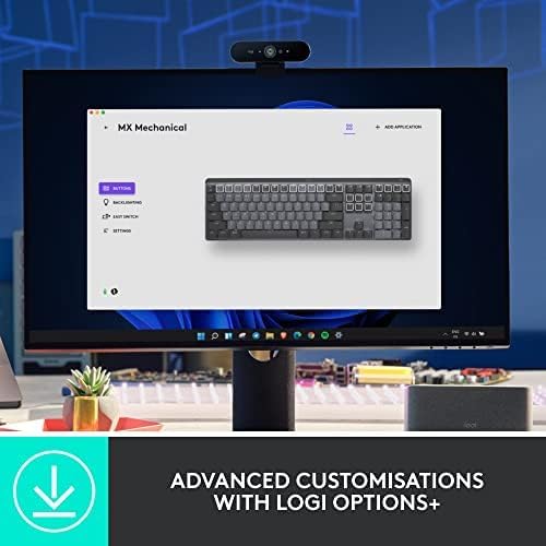 Logitech MX Mechanical Mini Wireless Keyboard with Tactile Backlight