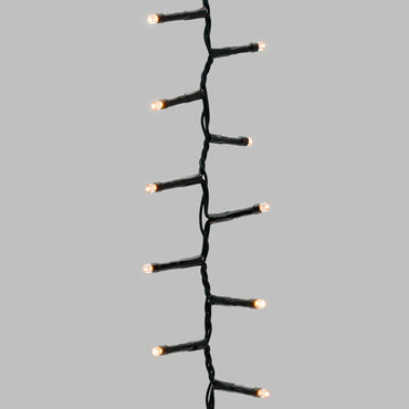 20m 1000 LED Warm White Mini Cluster String Lights, Green Cable, Indoor/Outdoor - Gomix Brands Outlet