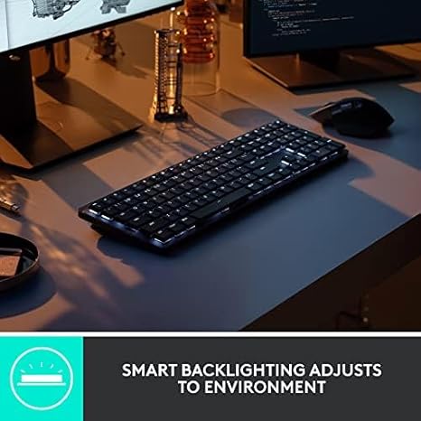 Logitech MX Mechanical Mini Wireless Keyboard with Tactile Backlight