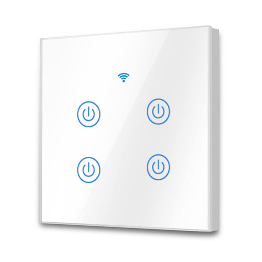 EXTRASTAR 4K Smart WiFi Touch Wall Switch – White